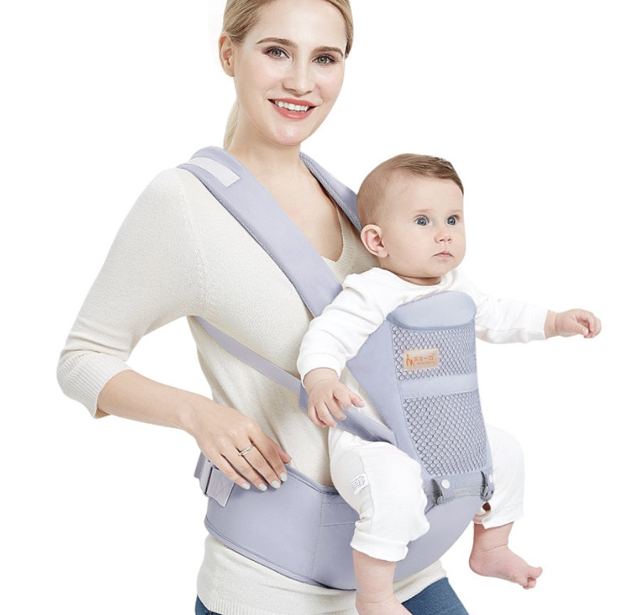 Porte-bébé avec tabouret intégré – Portage multifonctions ergonomique