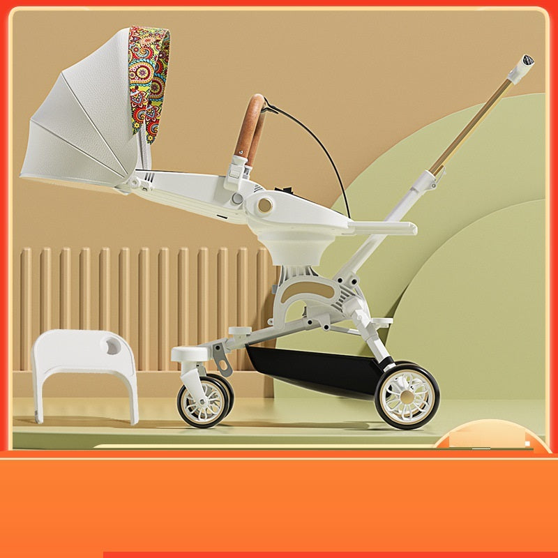 Reclining Baby Stroller – Lightweight, Reversible & All-Terrain