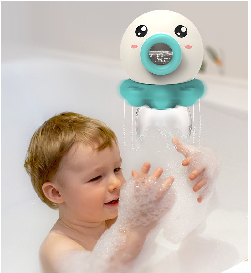 Octopus Bath Toy with Rotating Fountain - Interactive Water Toy for Kids