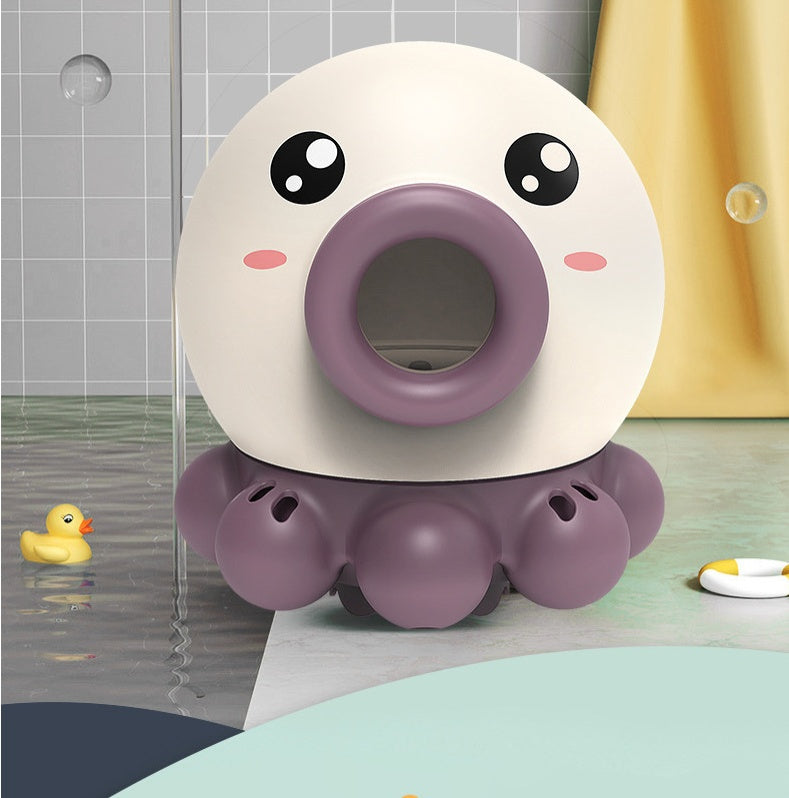 Octopus Bath Toy with Rotating Fountain - Interactive Water Toy for Kids