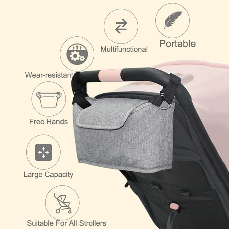 Sac organiseur pour poussette – Rangement pratique