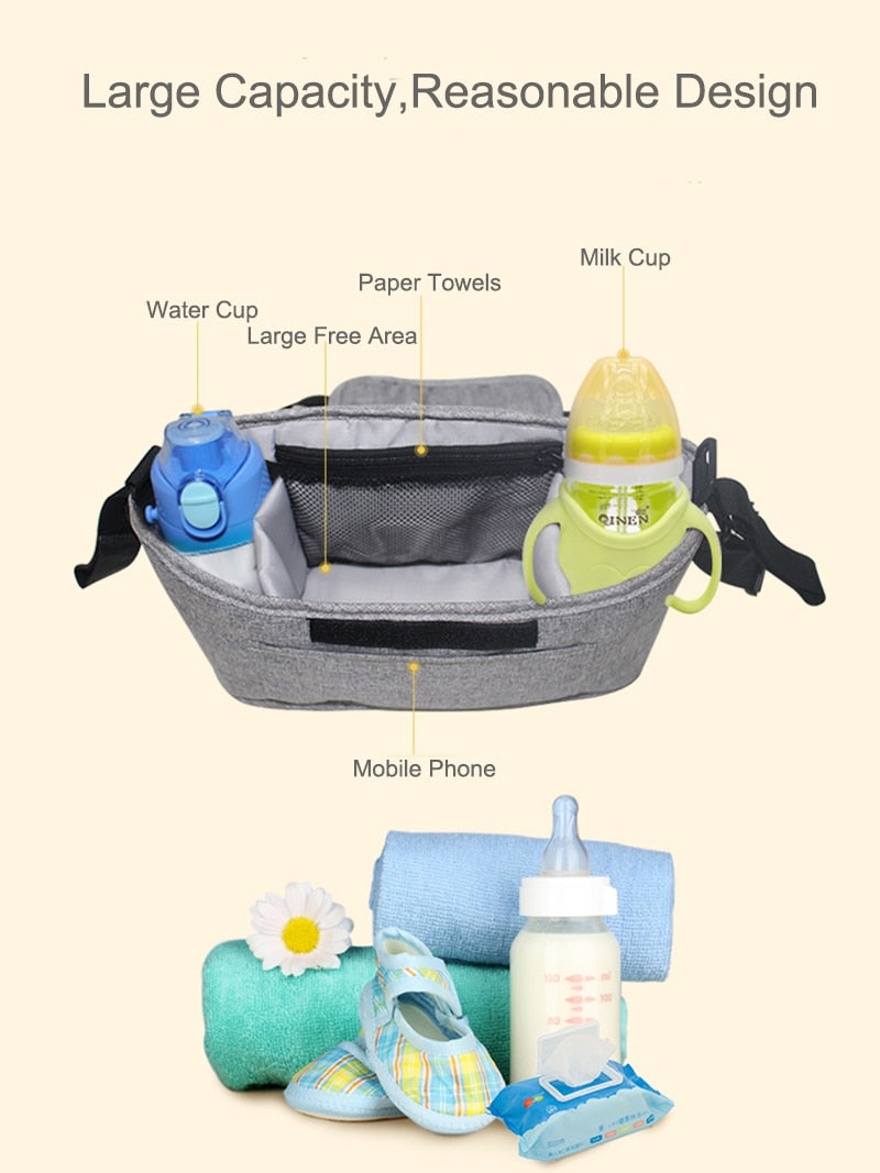 Sac organiseur pour poussette – Rangement pratique