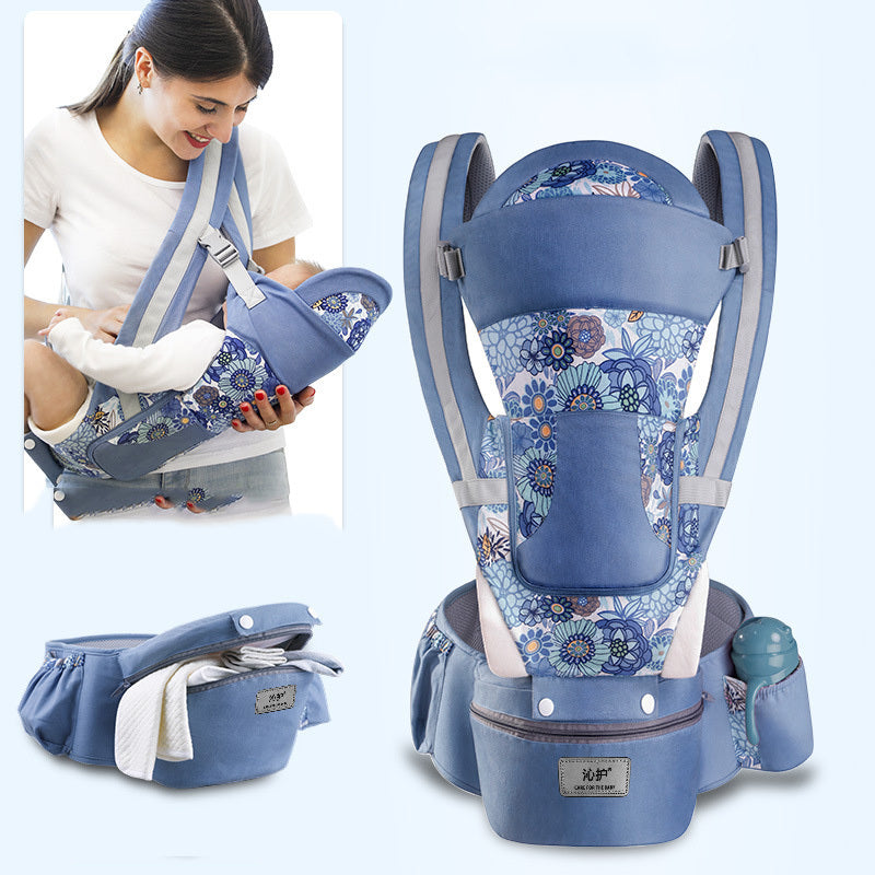 3-in-1 Ergonomic Baby Carrier – Hip Seat, Forward Facing & Kangaroo