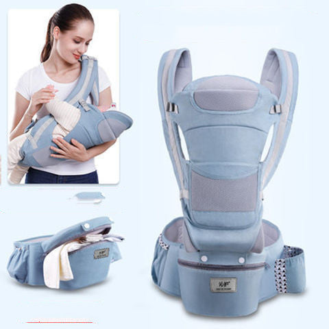 3-in-1 Ergonomic Baby Carrier – Hip Seat, Forward Facing & Kangaroo