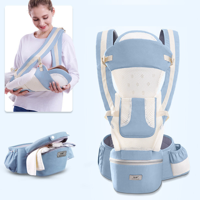 3-in-1 Ergonomic Baby Carrier – Hip Seat, Forward Facing & Kangaroo
