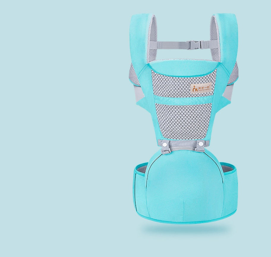 Porte-bébé avec tabouret intégré – Portage multifonctions ergonomique