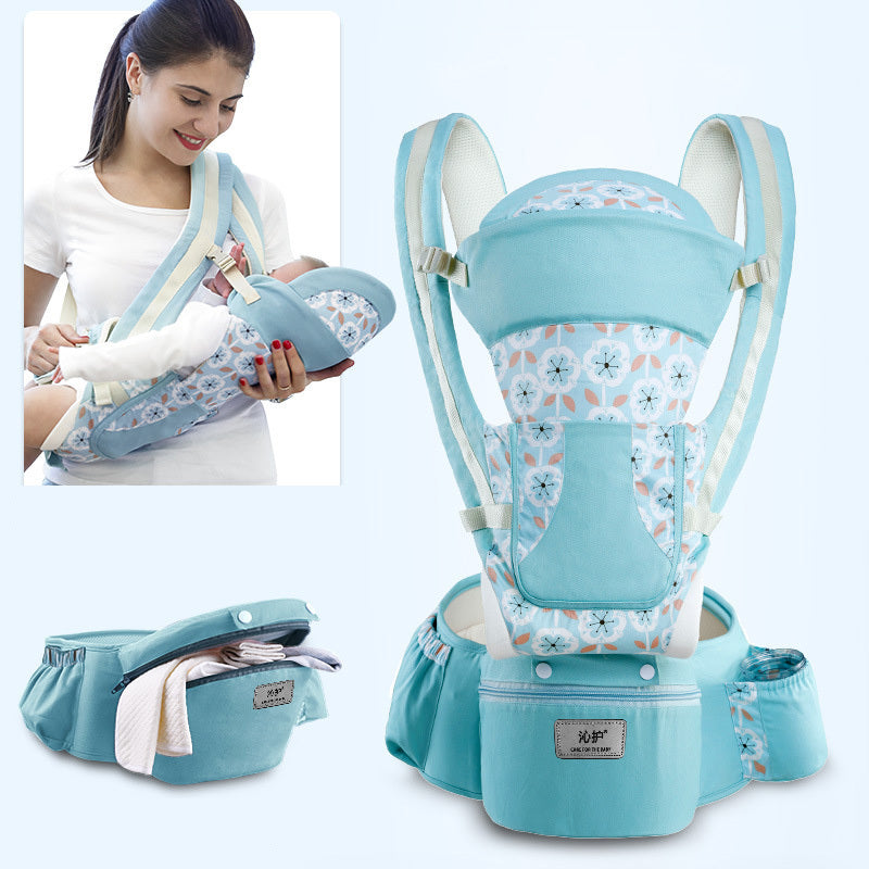 3-in-1 Ergonomic Baby Carrier – Hip Seat, Forward Facing & Kangaroo