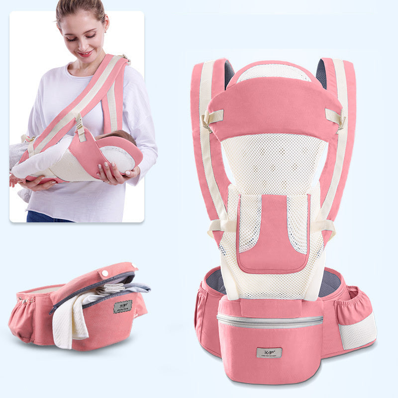 3-in-1 Ergonomic Baby Carrier – Hip Seat, Forward Facing & Kangaroo