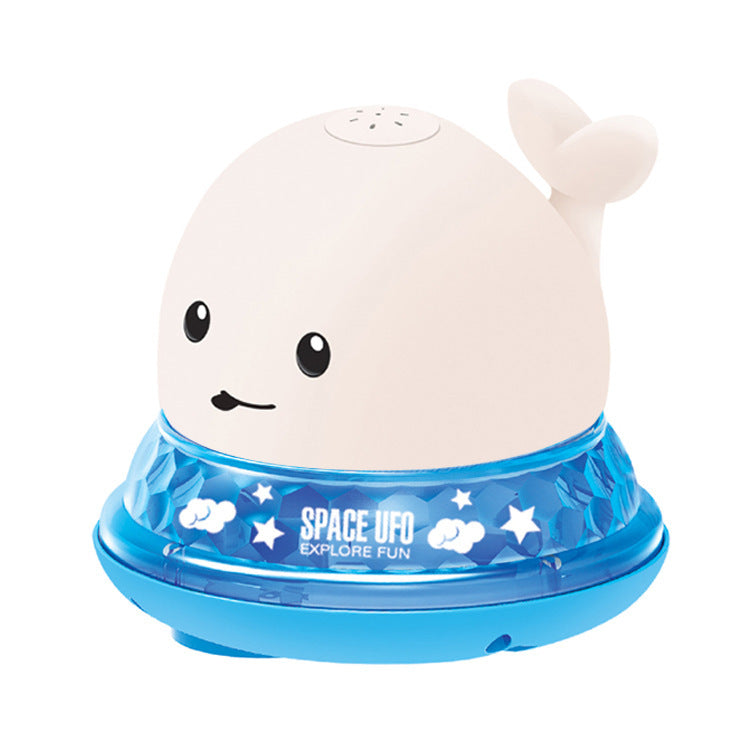LED Fish Bath Toy - Rotating Fountain & Music
