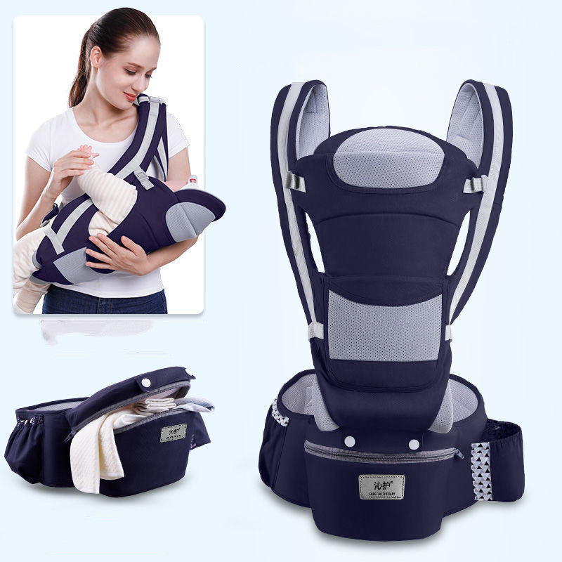 3-in-1 Ergonomic Baby Carrier – Hip Seat, Forward Facing & Kangaroo