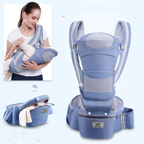 3-in-1 Ergonomic Baby Carrier – Hip Seat, Forward Facing & Kangaroo