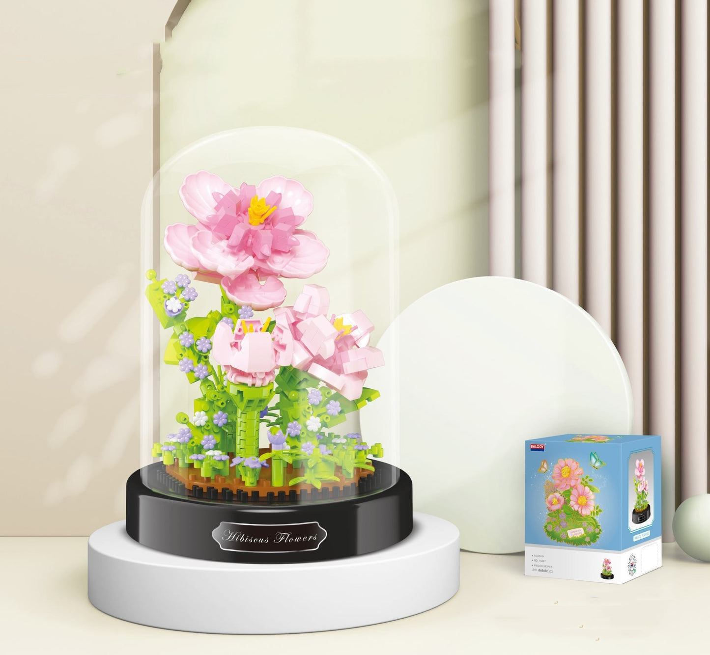 Composition Florale à Assembler – Déco Ludique pour Chambre d’Enfant html Copier Modifier