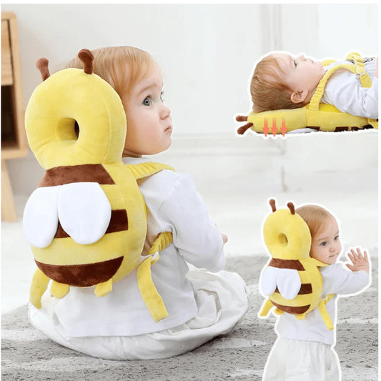 Coussin anti‑chute bébé – Protection tête & dos / Réglable & respirant (6–24 mois)