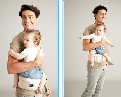 Ergonomic Baby Carrier Stool - Multifunctional Front Seat for Comfortable Carrying 