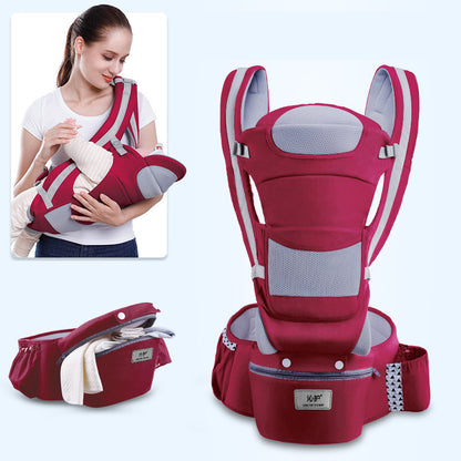 3-in-1 Ergonomic Baby Carrier – Hip Seat, Forward Facing &amp; Kangaroo 
