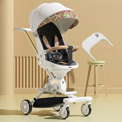 Reclining Baby Stroller – Lightweight, Reversible &amp; All-Terrain 