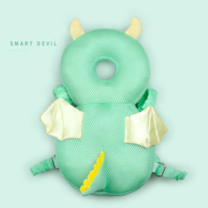 Coussin anti‑chute bébé – Protection tête & dos / Réglable & respirant (6–24 mois)