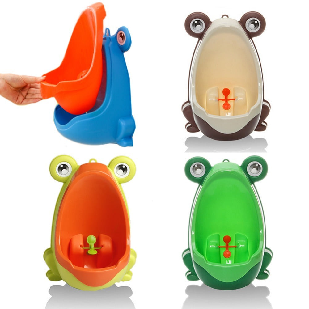 Pot bébé ergonomique en forme de grenouille – Apprentissage ludique et confortable