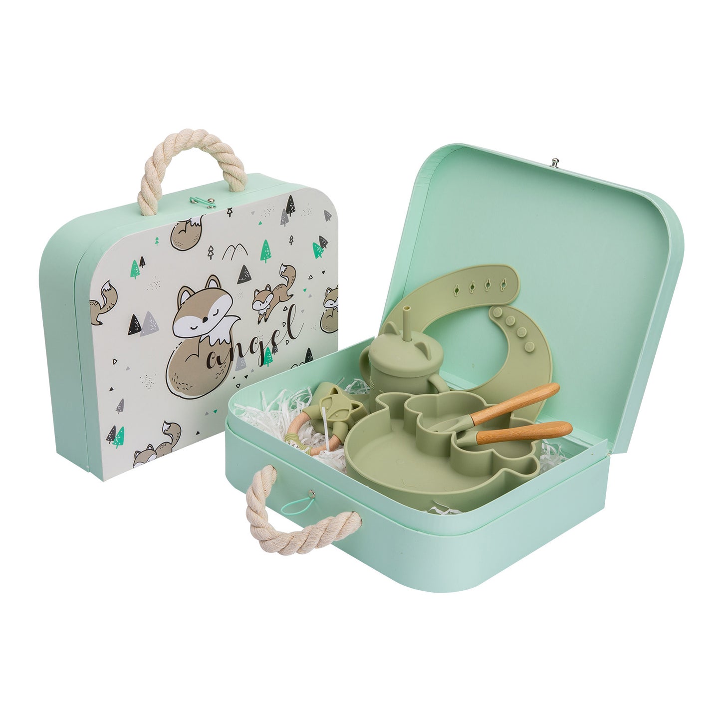 Silicone Baby Dish Set – Complete, Safe &amp; Easy to Clean (6 Months+) 