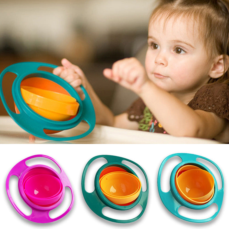 Bol universel 360° anti-renversement – Assiette sécurisée et pratique pour bébé